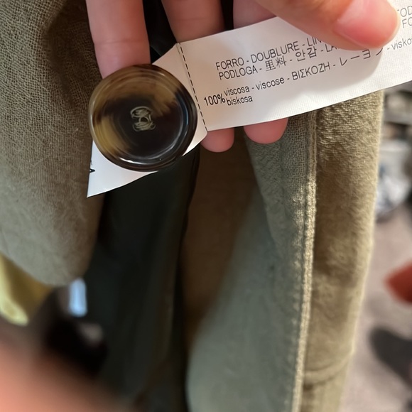 NWT Zara Oversized Coat with Pockets - Picture 6 of 6